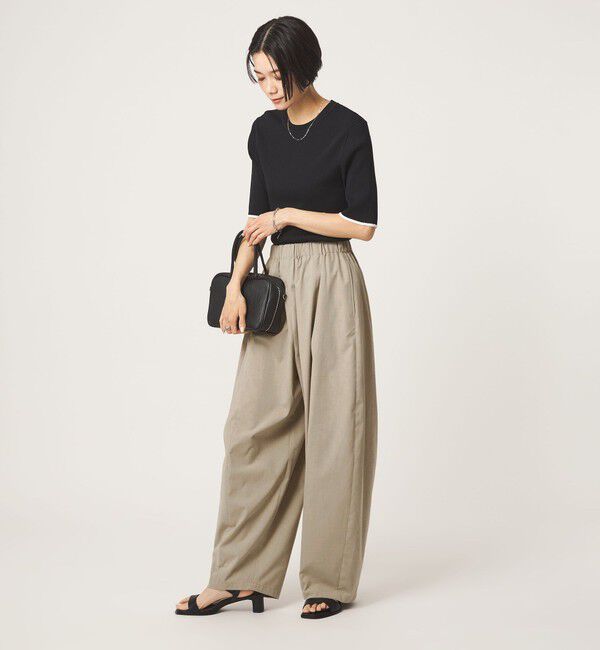 UNITED ARROWS green label relaxing「【WEB限定】＜at ease＞カーブ パンツ マシンウォッシャブル ストレッチ UVカット」|その他|