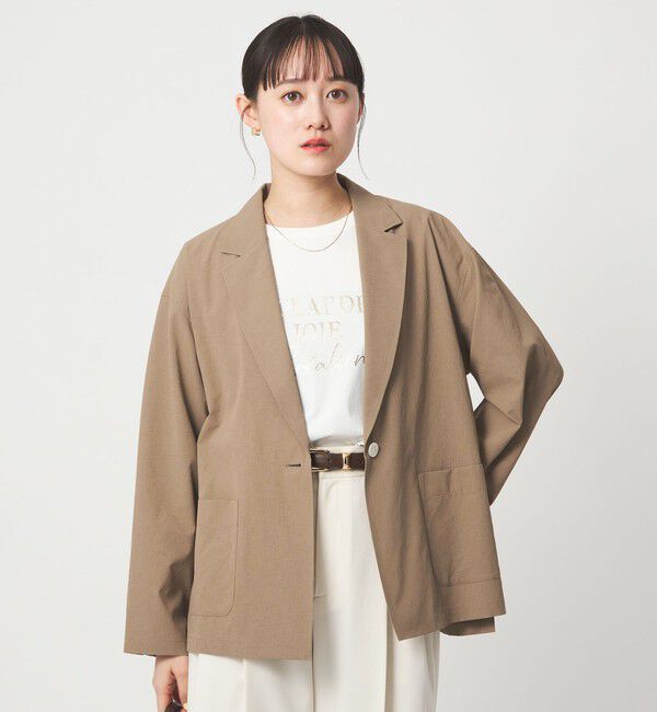 UNITED ARROWS green label relaxing「［size SHORTあり］Breeze Cool ライト ジャケット 吸水速乾 通気性 UVカット」|テーラードジャケット|