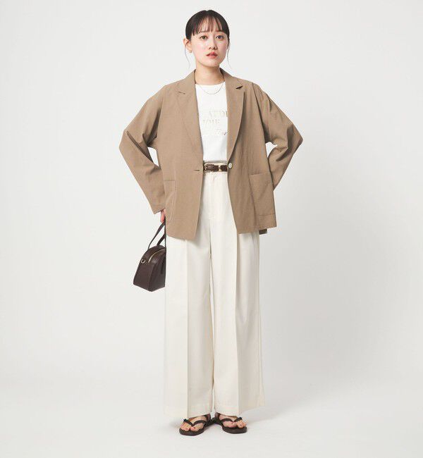 UNITED ARROWS green label relaxing「［size SHORTあり］Breeze Cool ライト ジャケット 吸水速乾 通気性 UVカット」|テーラードジャケット|