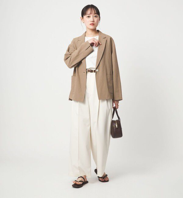 UNITED ARROWS green label relaxing「［size SHORTあり］Breeze Cool ライト ジャケット 吸水速乾 通気性 UVカット」|テーラードジャケット|