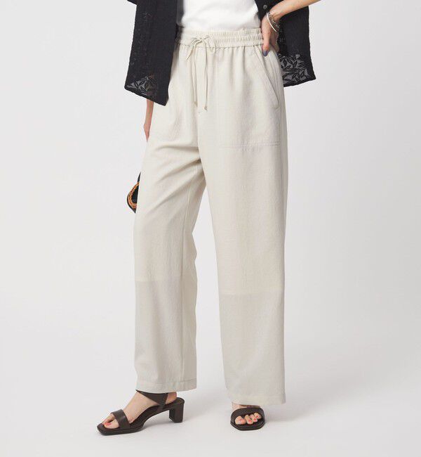 UNITED ARROWS green label relaxing「［size SHORT/TALLあり］ドライクロスパンツ オフホワイト」|その他|