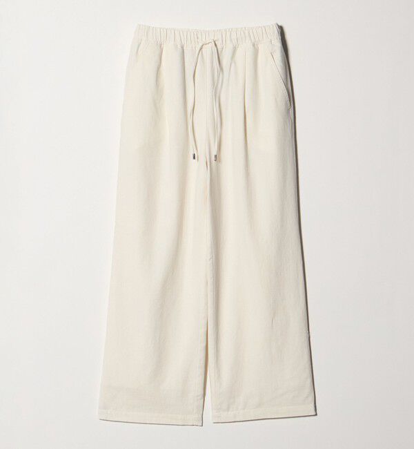 UNITED ARROWS green label relaxing「BREEZE LINEN ブリーズリネン ワイド パンツ オフホワイト ドット」|その他|