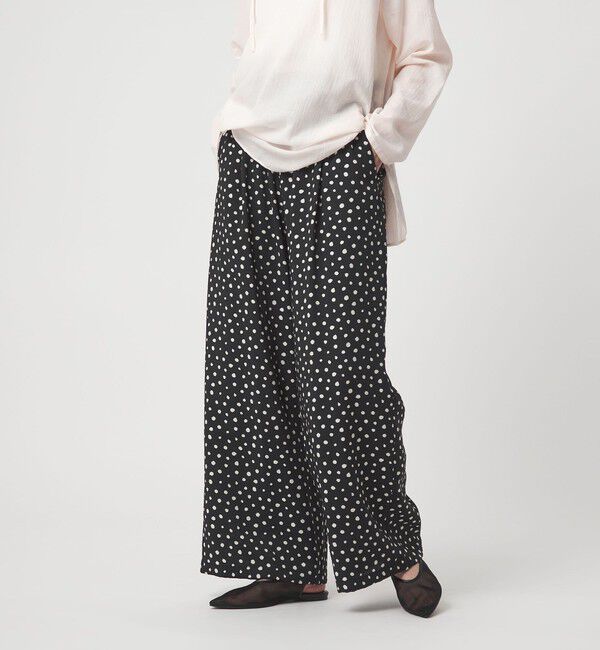 UNITED ARROWS green label relaxing「［size SHORTあり］【WEB限定】＜at ease＞ドロスト ワイド パンツ」|その他|その他1