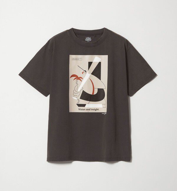 UNITED ARROWS green label relaxing「【別注】＜SoftBank HAWKS&times;FRUIT OF THE LOOM&times;GLR＞プリントTシャツ」|Tシャツ・カットソー|DK.GRAY