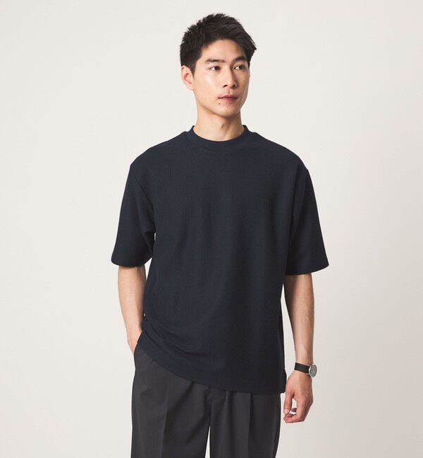 UNITED ARROWS green label relaxing「GIZA ハニカム クルーネック 半袖 Tシャツ」|Tシャツ・カットソー|