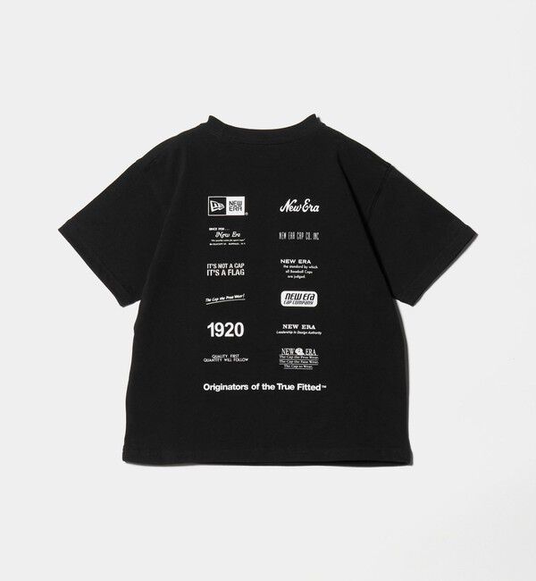 UNITED ARROWS green label relaxing「【WEB限定】＜NEW ERA＞ロゴ Tシャツ / キッズ 130cmー160cm」|Tシャツ・カットソー|BLACK