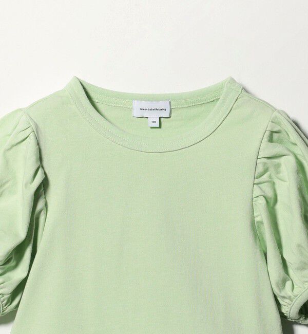 UNITED ARROWS green label relaxing「【スタメンシリーズ】パフスリーブ Tシャツ / キッズ  100cm-160cm」|Tシャツ・カットソー|