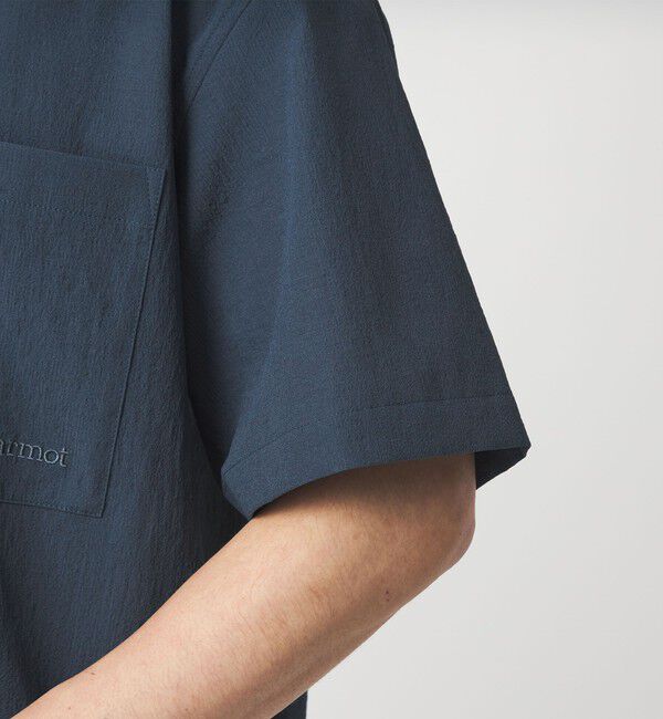 UNITED ARROWS green label relaxing「【別注】＜Marmot＞ハーフジップ 半袖 シャツ -はっ水-」|シャツ・ブラウス|