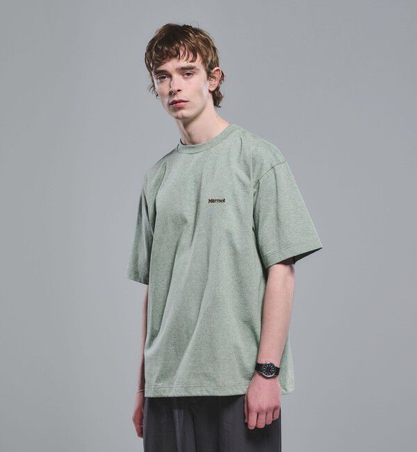 UNITED ARROWS green label relaxing「【別注】＜Marmot＞ドローイング 半袖 Tシャツ カットソー -吸水・速乾・UVカット-」|Tシャツ・カットソー|