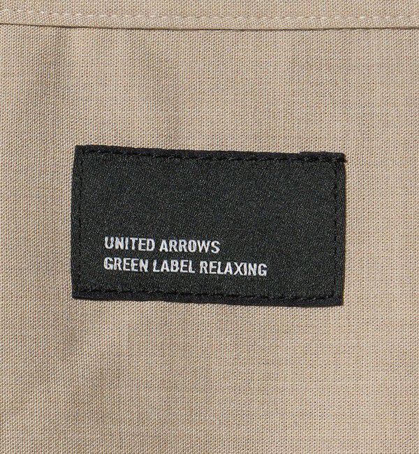 UNITED ARROWS green label relaxing「【WEB限定】JUST fit ウールライク ボックス シルエット 半袖 シャツ」|シャツ・ブラウス|