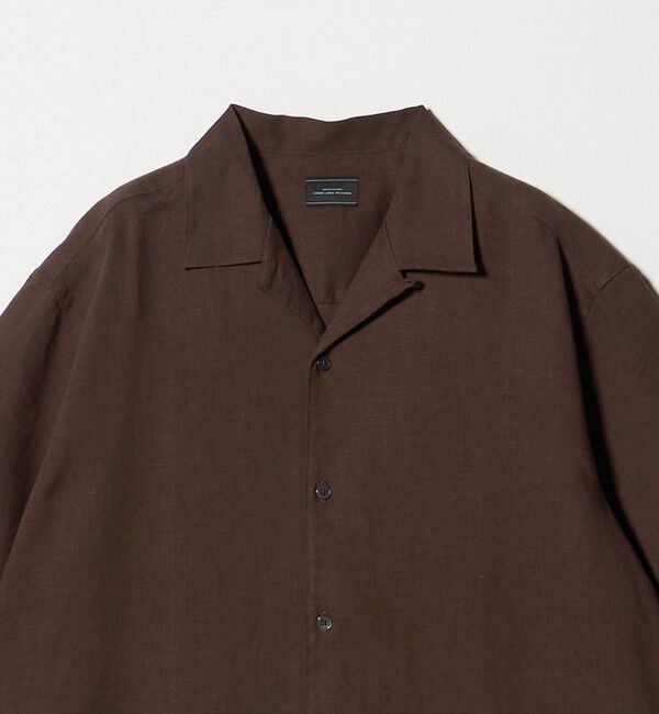 UNITED ARROWS green label relaxing「リネン ポプリン オープンカラー 半袖 シャツ」|シャツ・ブラウス|
