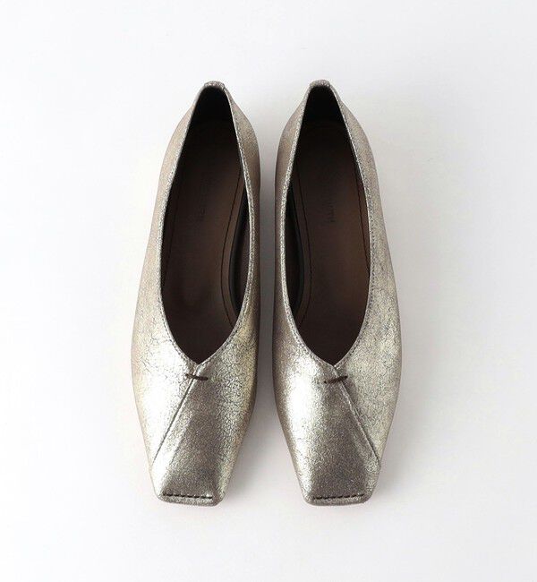 BEAUTY&YOUTH UNITED ARROWS「Vカットステッチ フラットシューズ」|バレエシューズ|