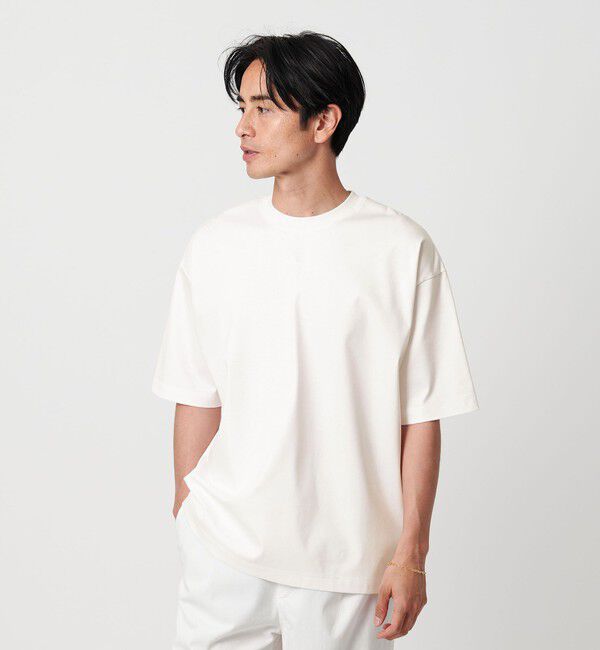 BEAUTY&YOUTH UNITED ARROWS「スーパークール クルーネック カットソー -接触冷感 抗菌・防臭‐」|Tシャツ・カットソー|WHITE