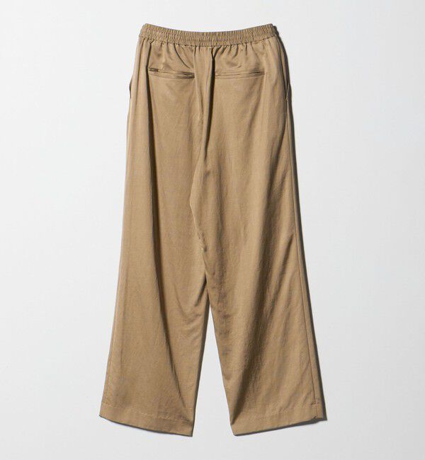 BEAUTY&YOUTH UNITED ARROWS「コットンレーヨンサテン ドローストワイドパンツ」|その他|