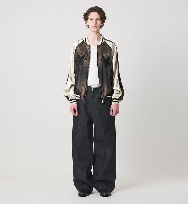 MONKEY TIME「リジッド デニム バギー パンツ」|チノ|