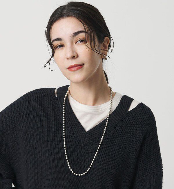 BEAUTY&YOUTH UNITED ARROWS「ボールチェーン 4連ネックレス」|ネックレス|