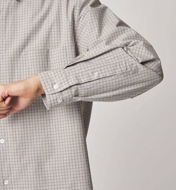STEVEN ALAN「＜Steven Alan＞ ポプリン グラフチェック レギュラーカラー シャツ LOOSE」|シャツ・ブラウス|