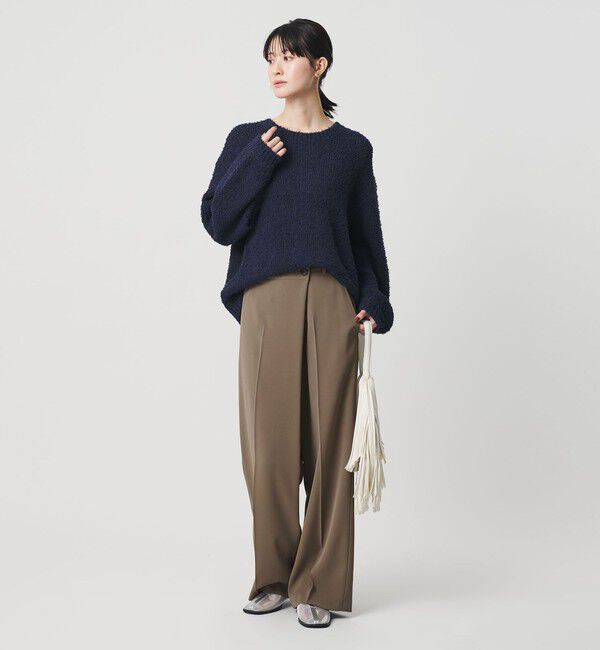 BEAUTY&YOUTH UNITED ARROWS「【WEB限定 Wardrobe DAILY MINIMAL】ダブルクロス ラップパンツ ウォッシャブル」|スラックス|