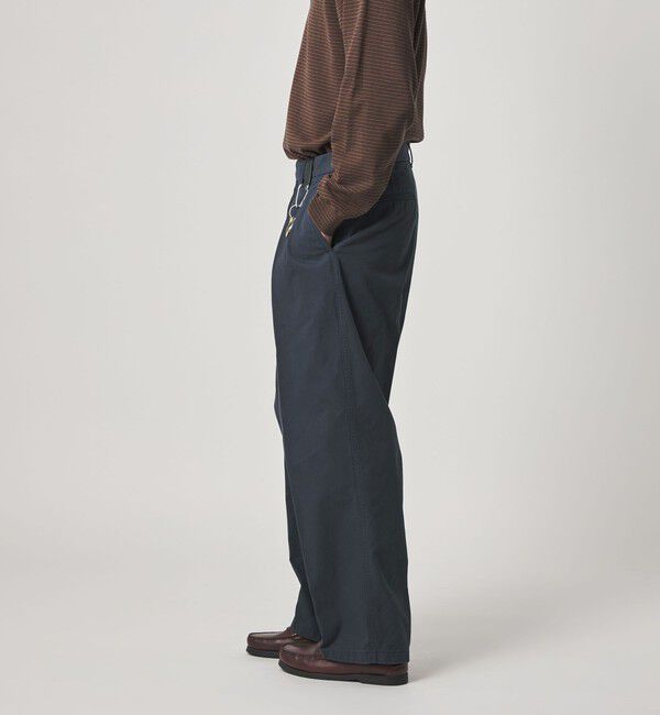 STEVEN ALAN「＜Steven Alan＞ ガーメントダイ ハイツイスト イン ツープリーツ ドレス トラウザーズ」|スラックス|