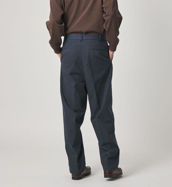 STEVEN ALAN「＜Steven Alan＞ ガーメントダイ ハイツイスト イン ツープリーツ ドレス トラウザーズ」|スラックス|