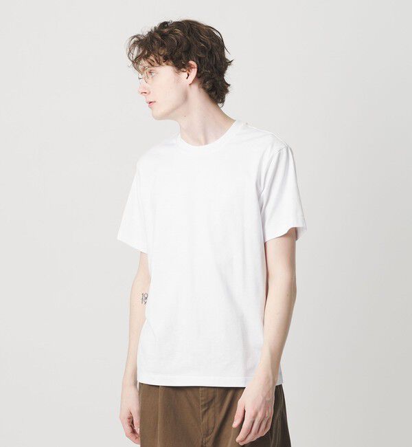 BEAUTY&YOUTH UNITED ARROWS「ハイゲージ オーガニックコットン Tシャツ 」|Tシャツ・カットソー|WHITE