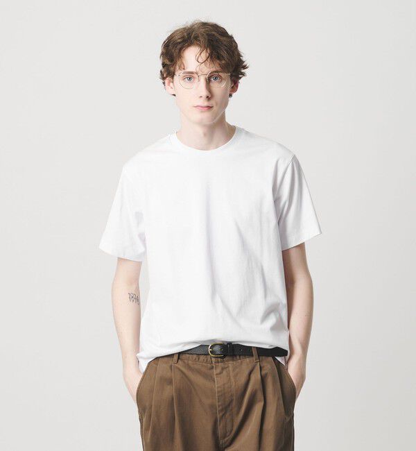 BEAUTY&YOUTH UNITED ARROWS「ハイゲージ オーガニックコットン Tシャツ 」|Tシャツ・カットソー|