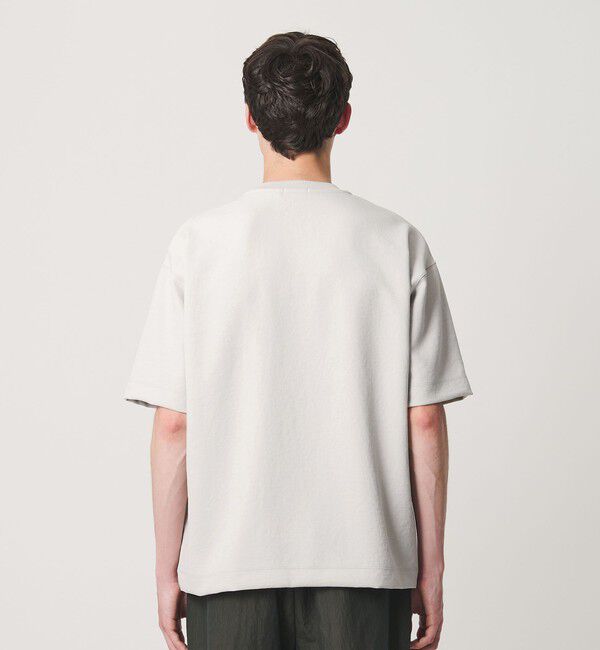 BEAUTY&YOUTH UNITED ARROWS「フュージョンツイル クルーネック Tシャツ UVカット 透け防止 ストレッチ 」|Tシャツ・カットソー|