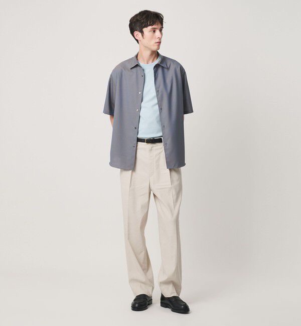 BEAUTY&YOUTH UNITED ARROWS「尾州 TW レギュラー ショートスリーブ シャツ GRANDE TAPERD型 ウォッシャブル MADE IN JAPAN」|シャツ・ブラウス|
