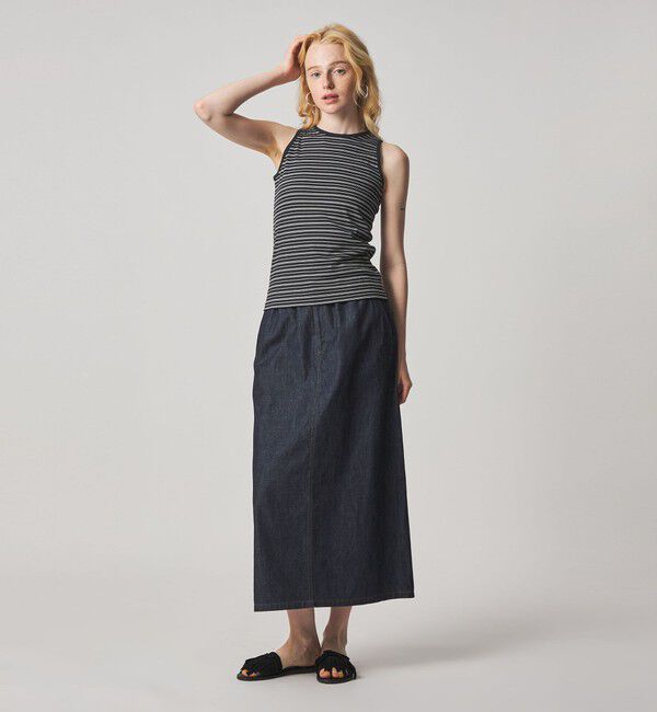 STEVEN ALAN「＜Steven Alan＞リンガー アメリカンスリーブ タンクトップ」|Tシャツ・カットソー|