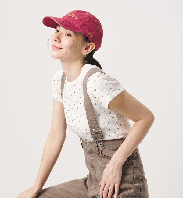 BEAUTY&YOUTH UNITED ARROWS「フラワー ワッフル ショートスリーブTシャツ」|Tシャツ・カットソー|