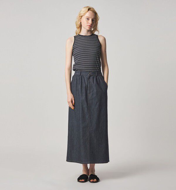 STEVEN ALAN「＜Steven Alan＞ライトオンスデニム ロング スカート」|スカート|