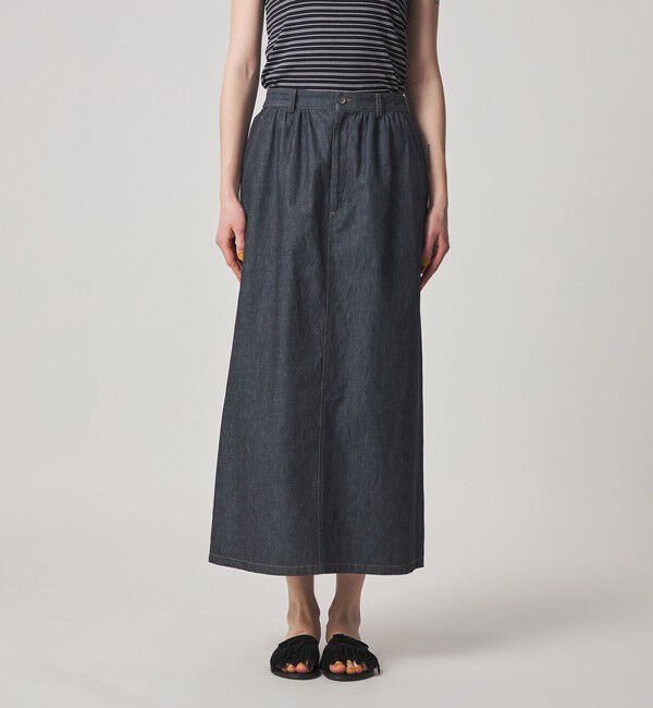 STEVEN ALAN「＜Steven Alan＞ライトオンスデニム ロング スカート」|スカート|