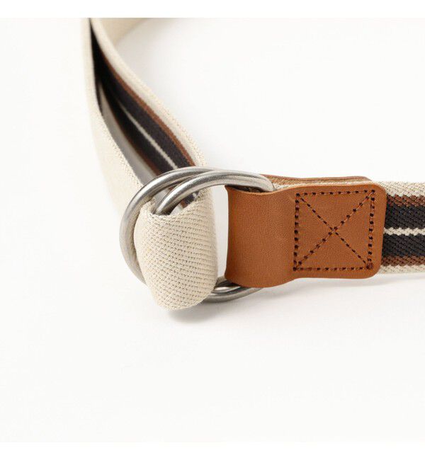 BEAMSBOY「【別注】GEVAERT BANDWEVERIJ / 35mm ストライプ ライン ベルト」|ベルト|