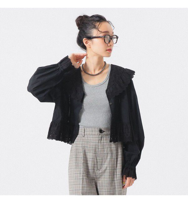 BEAMSBOY「カットワーク ブラウス」|シャツ・ブラウス|