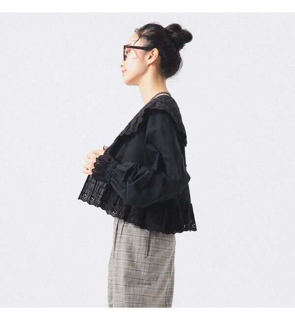 BEAMSBOY「カットワーク ブラウス」|シャツ・ブラウス|
