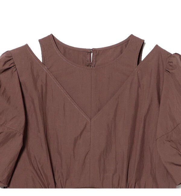 Ray BEAMS 「ショルダー スリット ワンピース」|ワンピース|