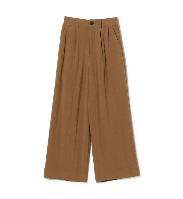 Ray BEAMS 「ワイド ストレート 2タック パンツ」|チノ|