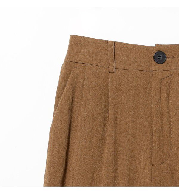 Ray BEAMS 「ワイド ストレート 2タック パンツ」|チノ|