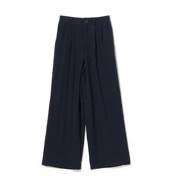 Ray BEAMS 「ワイド ストレート 2タック パンツ」|チノ|