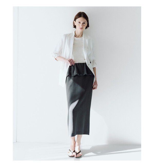 Demi-Luxe BEAMS 「ペプラムバルーン スカート」|スカート|