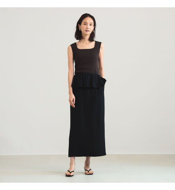 Demi-Luxe BEAMS 「ペプラムバルーン スカート」|スカート|