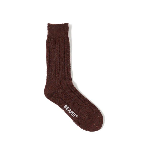 BEAMS PLUS「Cable Nep Multi Pattern Socks」|ソックス|