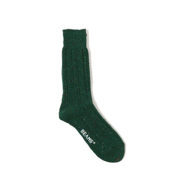 BEAMS PLUS「Cable Nep Multi Pattern Socks」|ソックス|