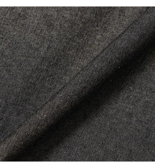 BEAMS「【別注】UNIVERSAL OVERALL / シャンブレー ジップ ショートスリーブ シャツ」|シャツ・ブラウス|