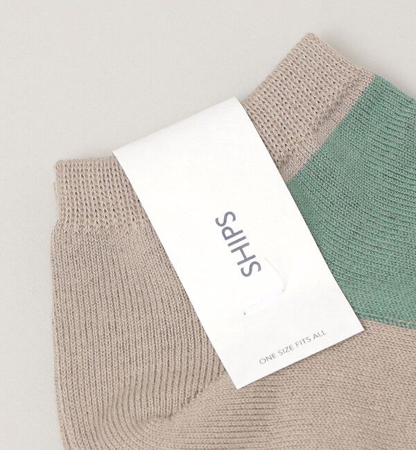 SHIPS「SHIPS: 2トーン アンクルソックス」|ソックス|