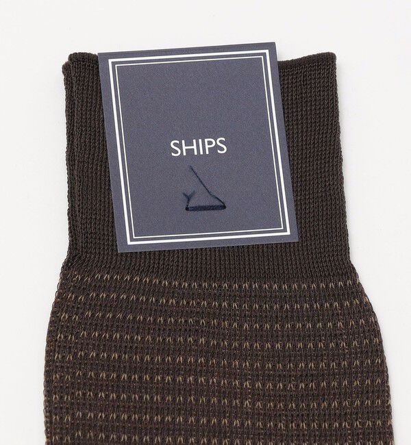 SHIPS「SHIPS: レギュラー バーズアイ ソックス 靴下」|ソックス|