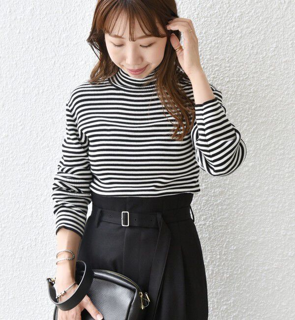 SHIPS any「SHIPS any:〈手洗い可能〉デリケート リブ タートルネック ニット プルオーバー」|ニット・セーター|