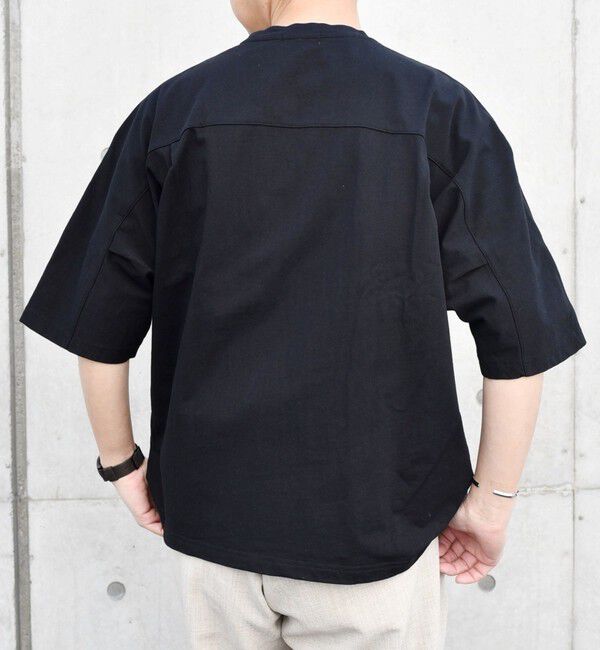 SHIPS any「SHIPS any: バックサイド / スリーブ プリーツ スケアスリーブ ワイド Tシャツ◇」|Tシャツ・カットソー|