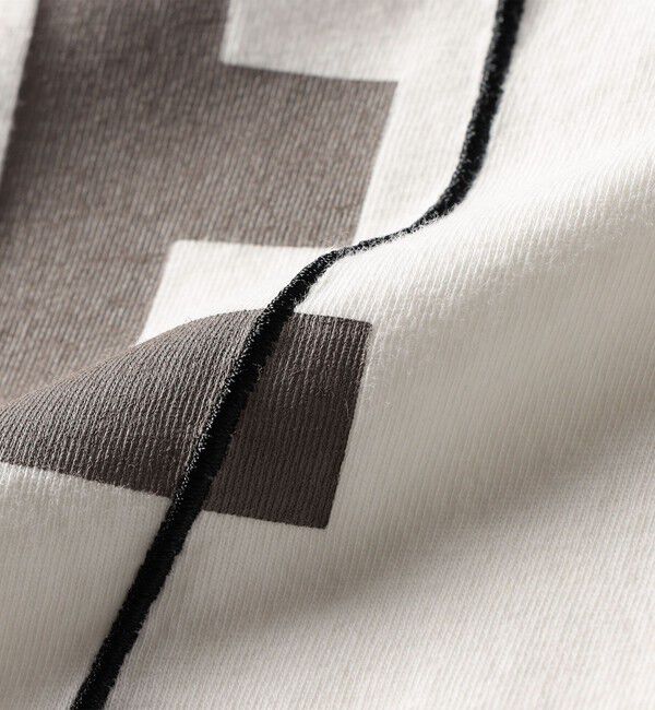 SHIPS for women「【WEB限定】〈手洗い可能〉バリエーション ロゴ 刺繍 プリントTEE」|Tシャツ・カットソー|