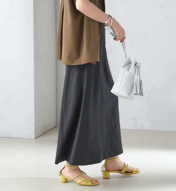 SHIPS for women「〈手洗い可能〉麻混 フレア マキシ スカート 」|スカート|